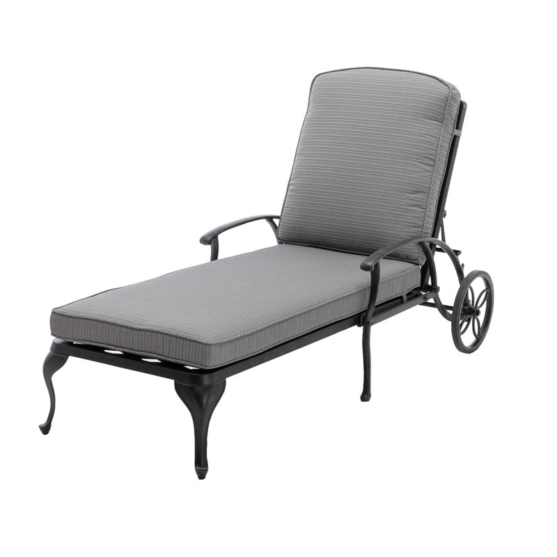 Darby Home Co Manneville Outdoor Metal Chaise Lounge Reviews Wayfair